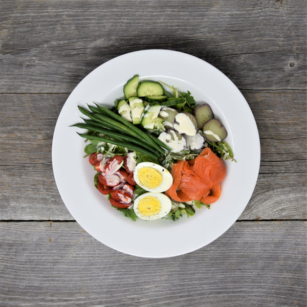 Smoked Salmon Nicoise Salad | Kristapsons Smoked Salmon