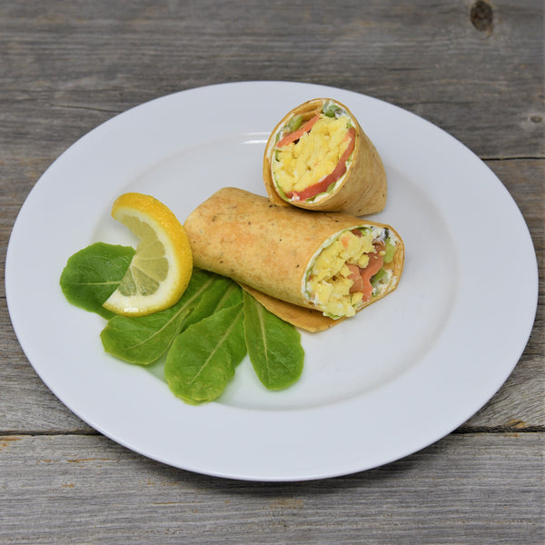 Smoked Salmon Breakfast Wrap | Kristapsons Smoked Salmon